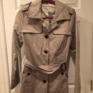 Classic Tan Belted Trench Coat